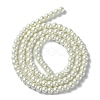 Eco-Friendly Dyed Glass Pearl Round Beads Strands HY-A002-4mm-RB001-3