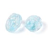 Handmade Foil Glass Beads Strands FOIL-N033-02F-3