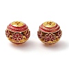 Alloy Enamel Beads ENAM-B001-08L-03-2