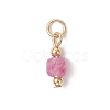 Natural Multicolor Tourmaline Pendants X-PALLOY-JF05146-3