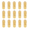 Brass Screw Clasps KK-FH0001-07G-1