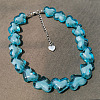 Valentine's Day Acrylic Bead in Bead Heart Beaded Necklaces with Alloy End Chains FS-WG4CF83-02-1