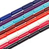 8 Strands 8 Colors Synthetic Turquoise Beads Strands G-OC0002-11-1