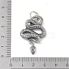 316 Surgical Stainless Steel Pendants STAS-E212-25B-AS-3