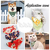2 Sets Transparent Acrylic Template for Pet's Bandana FIND-AR0002-24-6