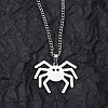 Non-Tarnish 201 Stainless Steel Pendant Necklaces for Man NJEW-Q336-02I-P-1