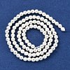 Electroplated Synthetic Non-Magnetic Hematite Beads Strands G-U003-13B-2