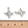 304 Stainless Steel Rhinestone Pendants X-STAS-L308-04C-P-3