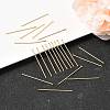 SHEGRACE Brass Flat Head Pins XGR0085G-33G-4