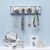 2 Sets 2 Colors Bling Diamond Cube Car Rear View Mirror Charms HJEW-DC0001-06-5