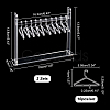 Transparent Acrylic Earring Display Hanging Stands EDIS-PH0001-47-3