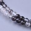 Natural Rutilated Quartz Beaded Necklaces NJEW-K114-B-A05-2