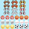 12 Styles Silicone Beads SIL-PA0001-06-6