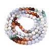 Natural & Synthetic Mixed Gemstone Beads Strands G-D080-A01-01-27-2