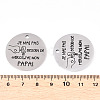 Non-Tarnish 201 Stainless Steel Pendants STAS-T064-38P-13-3