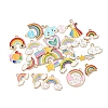 25Pcs 25 Style Light Gold Alloy Enamel Pendants ENAM-YW0001-82-3