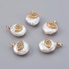 Natural Cultured Freshwater Pearl Pendants PEAR-F008-27G-1