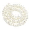 Transparent Spray Painted Glass Beads Strands GLAA-P066-01B-4