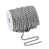 Tarnish Resistant 304 Stainless Steel Lumachina Chains CHS-R009-15-6