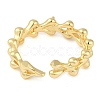 Brass Cuff Finger Ring Settings KK-L219-15B-G-3