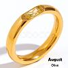 304 Stainless Steel Pave Cubic Zirconia Finger Rings FS-WG61B2A-24-1
