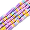 Handmade Polymer Clay Beads Strands CLAY-N008-008M-2