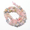 Natural Morganite Chip Beads Strands X-G-E271-84-6