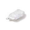 Natural Baroque Pearl Keshi Pearl Pendants PALLOY-JF04825-4
