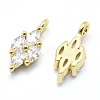 Brass Charms KK-P155-38G-01-NR-2