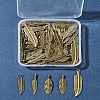 60Pcs Tibetan Style Alloy Pendants TIBEP-FS0001-19-10