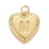 Rack Plating Golden Brass Pendants KK-E260-01G-M-1