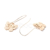 Enamel Butterfly with Skull Hoop Earrings EJEW-WH0017-43KCG-A-2