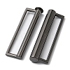 Alloy Belt Strap Buckles PALLOY-F301-01B-3