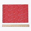 Floral Pattern Printed A4 Polyester Fabric Sheets DIY-WH0158-63A-08-1