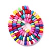 Handmade Polymer Clay Beads Strands X-CLAY-N008-008A-4