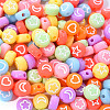 Opaque Acrylic Beads MACR-YW0001-18G-3