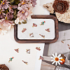 12Pcs 6 Styles Brass Enamel Charms KK-BBC0025-03-4
