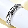 304 Stainless Steel Stretch Bracelets for Women Men BJEW-A031-02A-P-4
