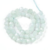 Dyed Natural White Jade Beads Strands G-T139-8mm-46J-3