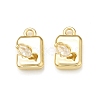 Clear Glass Pendnants KK-P228-10G-2