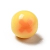 Two Tone Opaque Acrylic Beads SACR-K003-02C-1