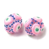 Glass Enamel Beads GLAA-C038-01I-3