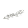 Brass Micro Pave Cubic Zirconia Pendants KK-M326-13C-P-2
