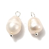 Natural Cultured Freshwater Pearl Pendants PALLOY-JF00942-02-2