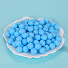 Round Silicone Focal Beads SI-JX0046A-16-3