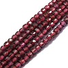 Grade A Natural Garnet Beads Strands G-P457-B01-39-1