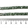 Natural Green Spot Jasper Beads Strands G-F762-A21-01-5