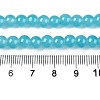 Baking Paint Imitation Jade Glass Round Bead Strands X-DGLA-Q021-6mm-07-5