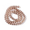Glass Beads Strands EGLA-J042-8mm-21-3