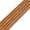 Transparent Glass Beads Strands GLAA-C019-01B-14-1